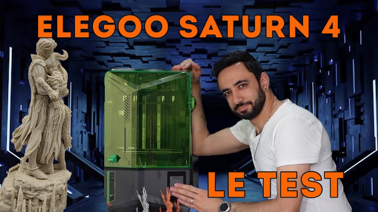 Elegoo Saturn 4, test de la meilleure imprimante 3D résine ?