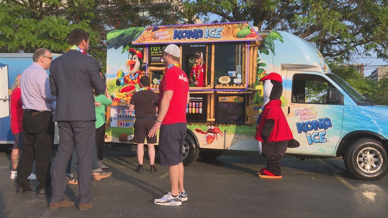 Kona Ice of Westlake stops by 3News to deliver their  flavored shaved ice