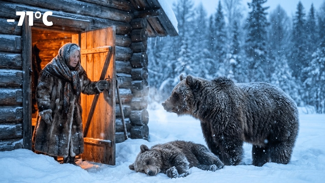 93 Year Old Widow Saves a Freezing Bear Cub 🐻‍❄️❄️  Heartwarming Survival Story in Siberia