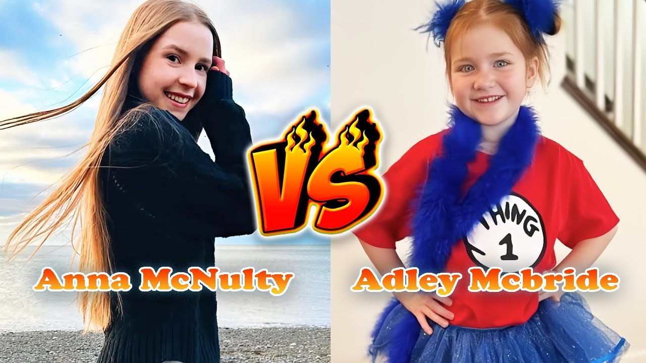 Anna McNulty VS Adley McBride Transformations 🌟 From Baby To 2025