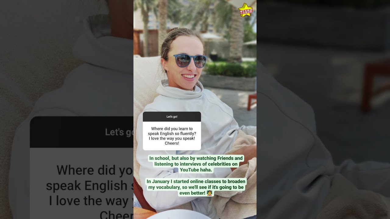 Polish tennis star Iga Swiatek fields questions from fans and reveals she's seen Coldplay live