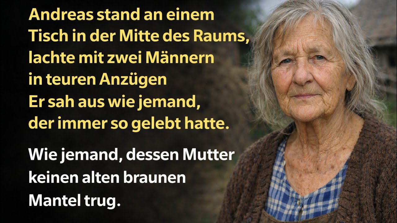 Ich ging in das noble Restaurant meines Sohnes – er schob mich raus, bevor seine Gäste mich sahen