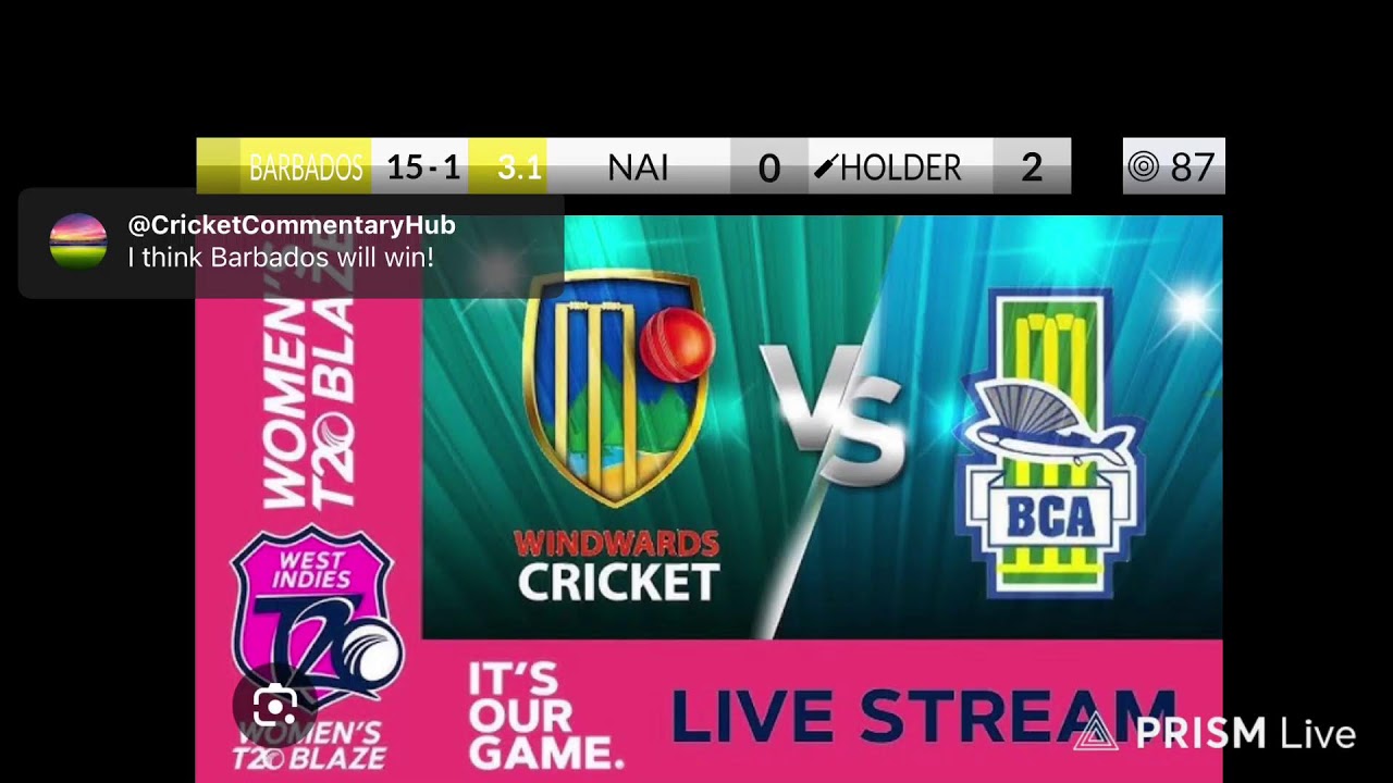 ❤️Womens T20 Blaze | Windward Islands Women vs Barbados Women | CWI T20 |Live Scoreboard & Analysis