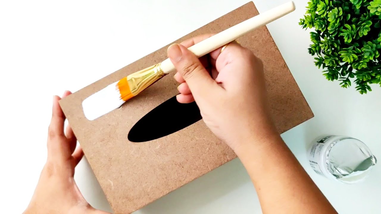 Tissue Box Decor | DIY Home Decor | Crackle Effect On MDF | Kashmira Art