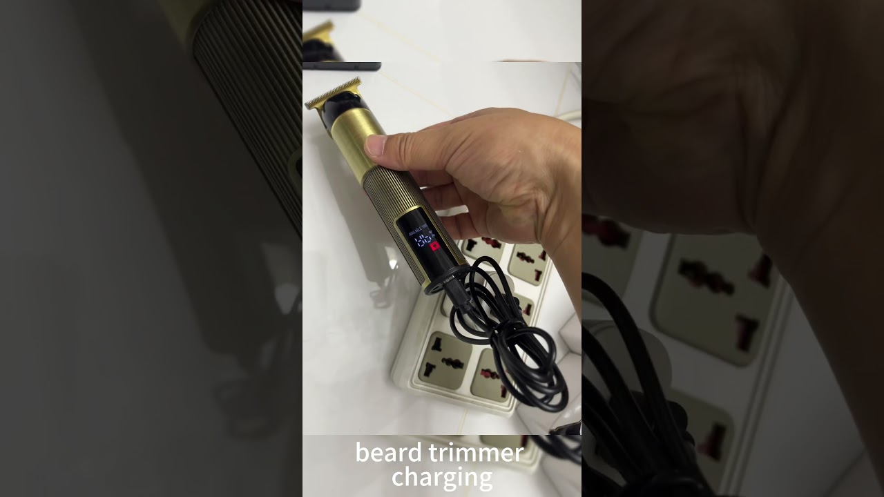 beard trimmer charging 