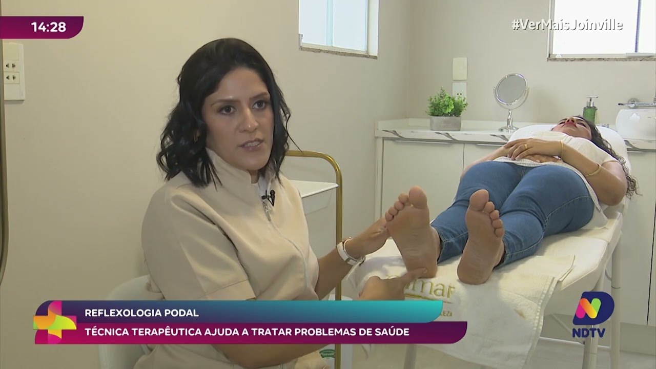 Reflexologia podal técnica terapêutica ajuda a tratar problemas de saúde
