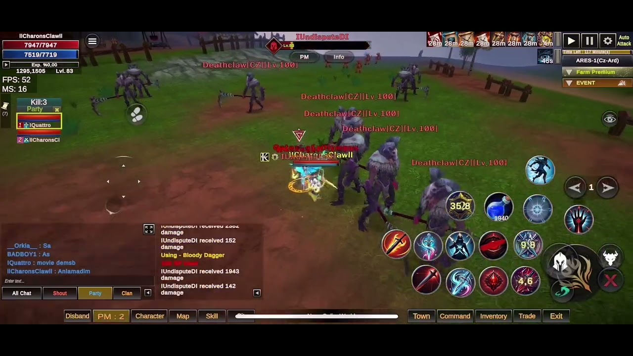 NOWA ONLINE WORLD 83 lvl ASAS pK! llCharonsClawll