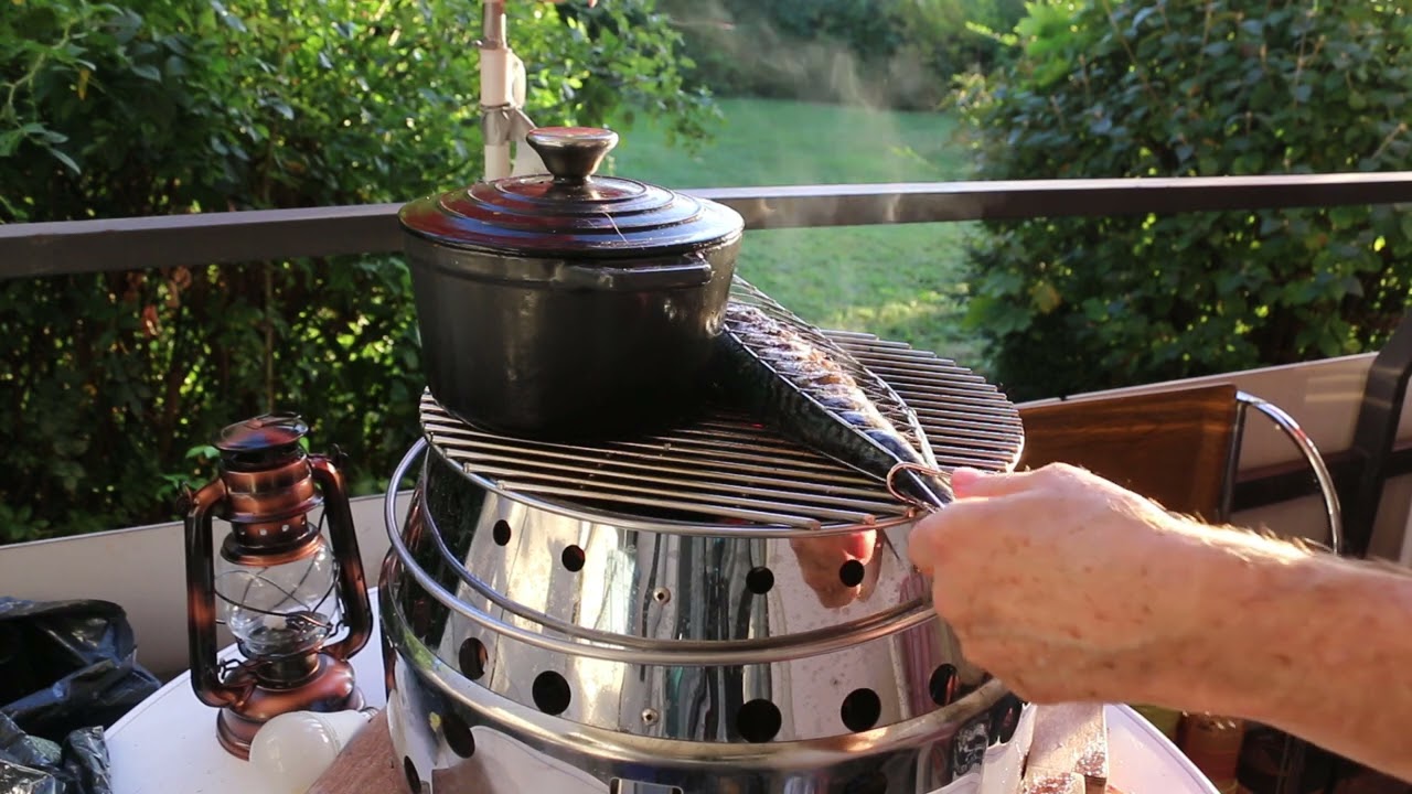 Petromax Atago Makrele grillen 2