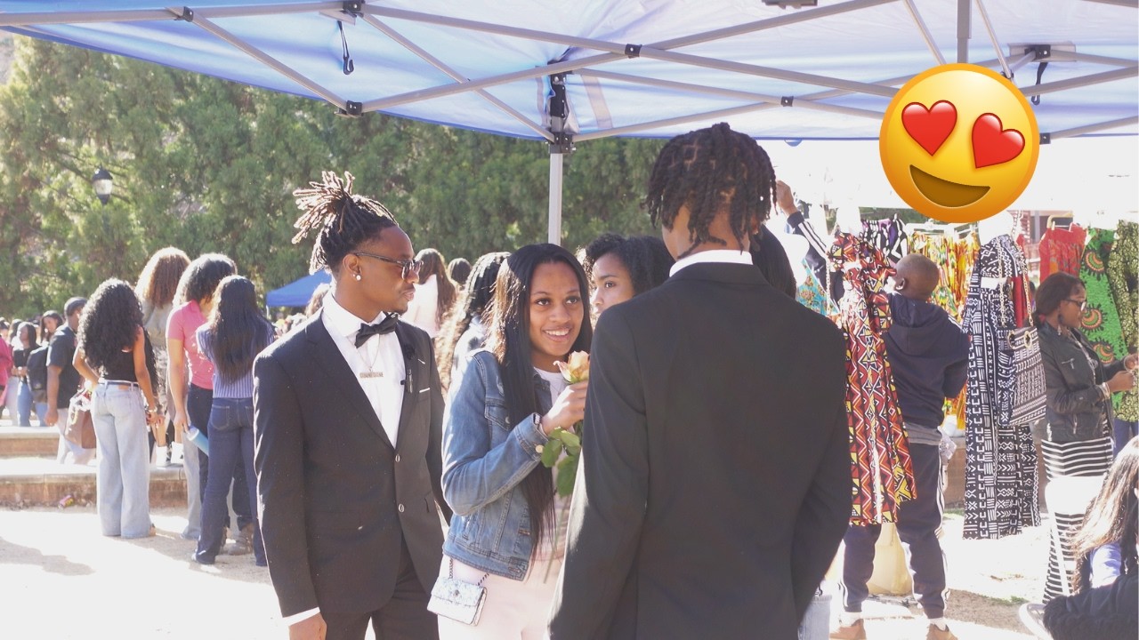 ASKING SPELMAN GIRLS TO BE MY VALENTINE!