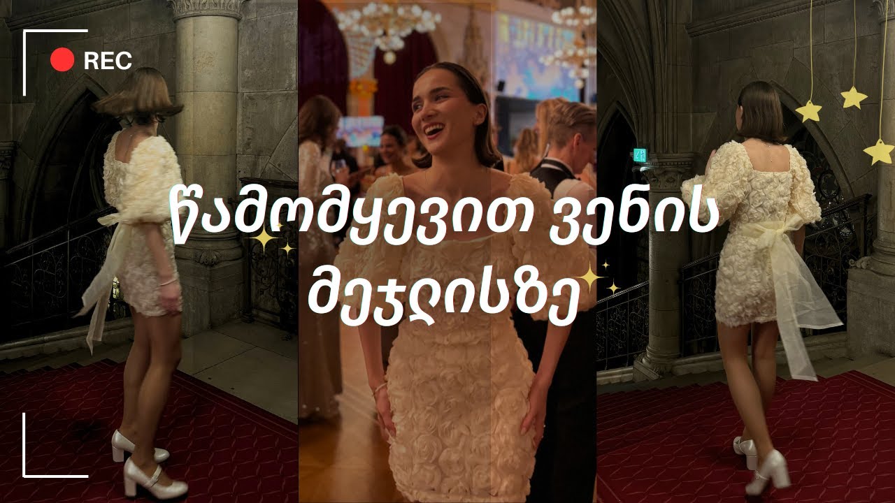 ვლოგი || წამომყევით ვენის მეჯლისზე✨