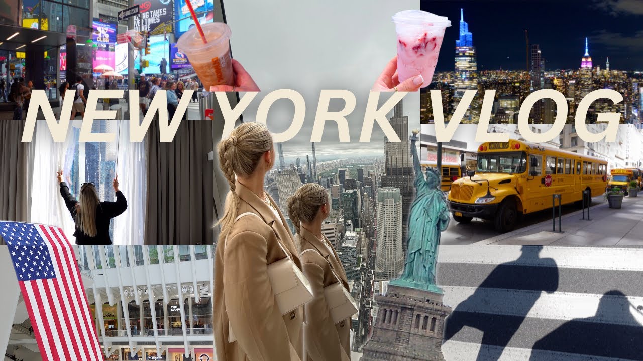 NEW YORK VLOG 🗽 | Begleite mich eine Woche in die Stadt, die niemals schläft 🌃