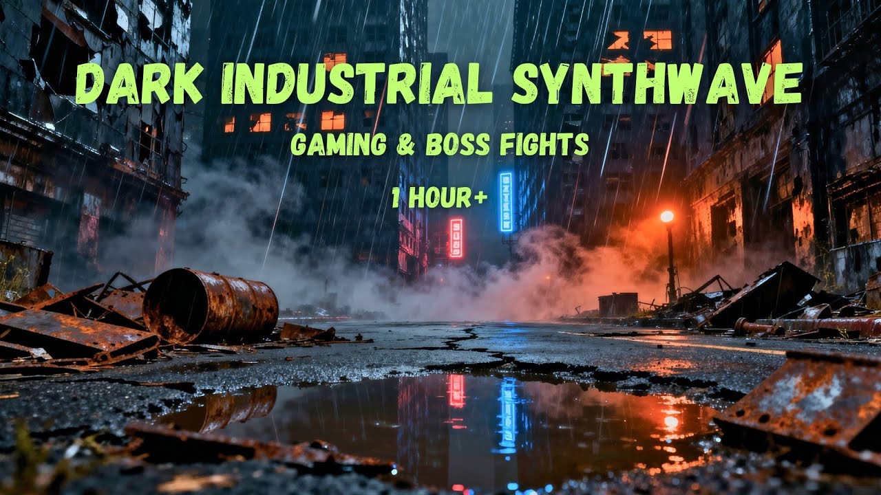 Aggressive Cyberpunk Music 💀 Dark Industrial Synthwave for Gaming & Boss Fights