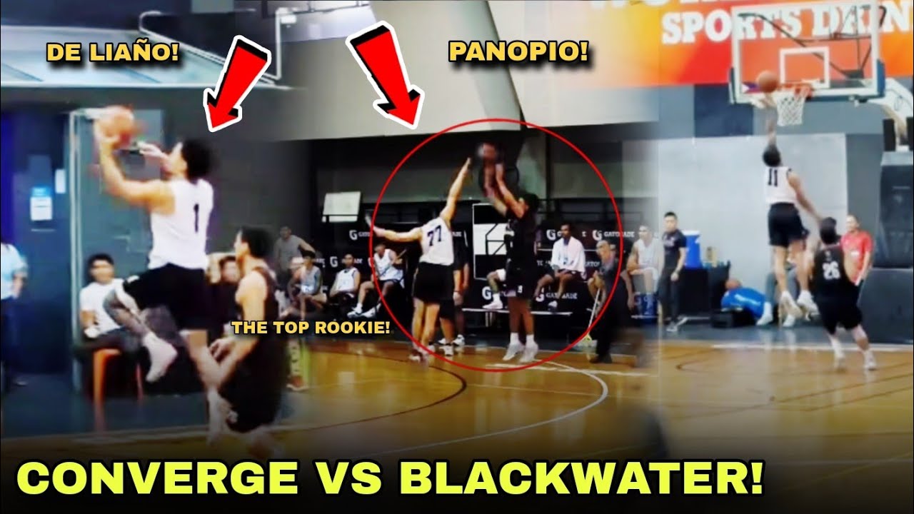 BATTLE OF THE TOP ROOKIE l DALPH PANOPIO VS JUAN GOMEZ DE LIAÑO l CONVERGE VS BLACKWATER TUNEUP GAME