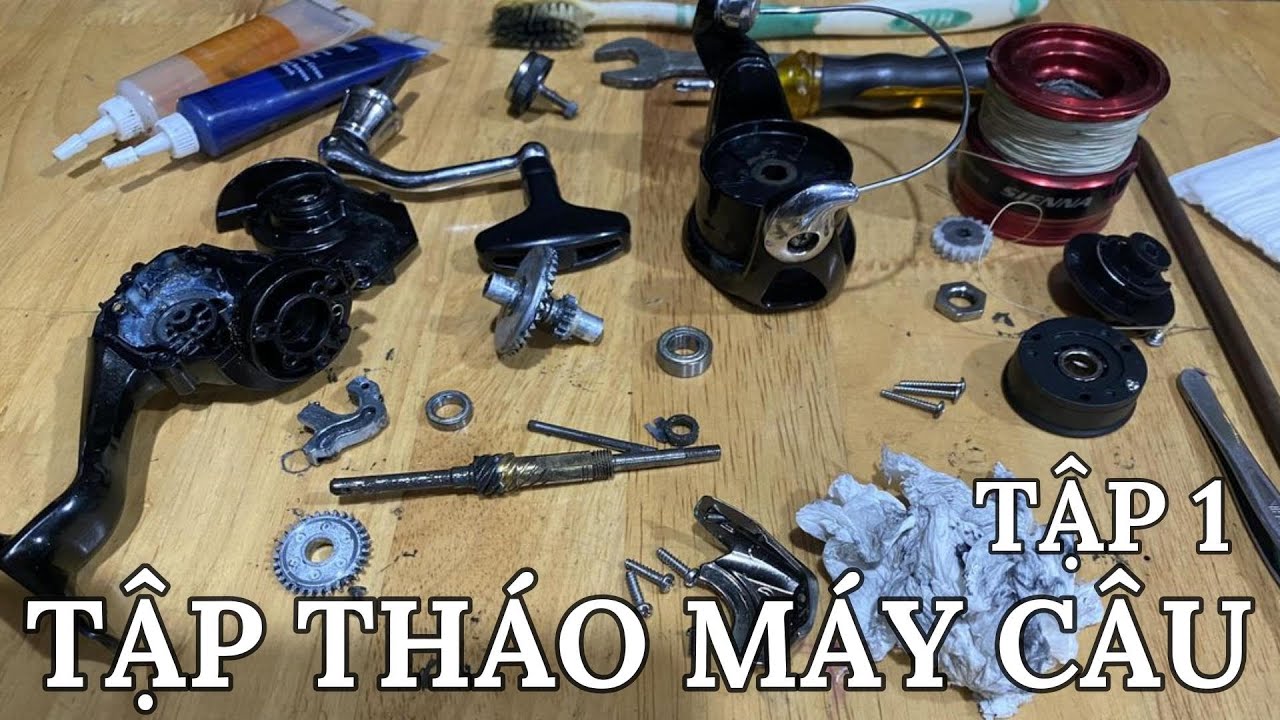 Vệ sinh máy câu - Tập 1 sơ lược | Bảo dưỡng máy câu shimano sienna bị đơ cứng