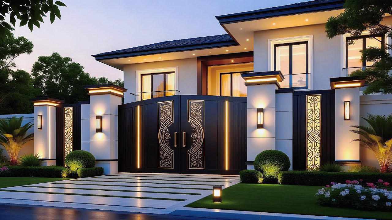 100+ Beautiful Main Gate Designs for Modern Homes 2025 🇮🇳 | Luxury & Stylish Look