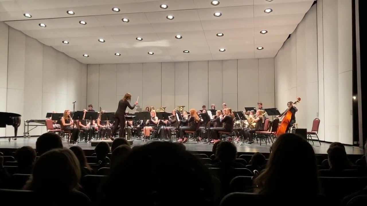 Ella WCHS Concert Winds Band, performance 3/3 at Five Points Theatre, Feb. 18, 2024