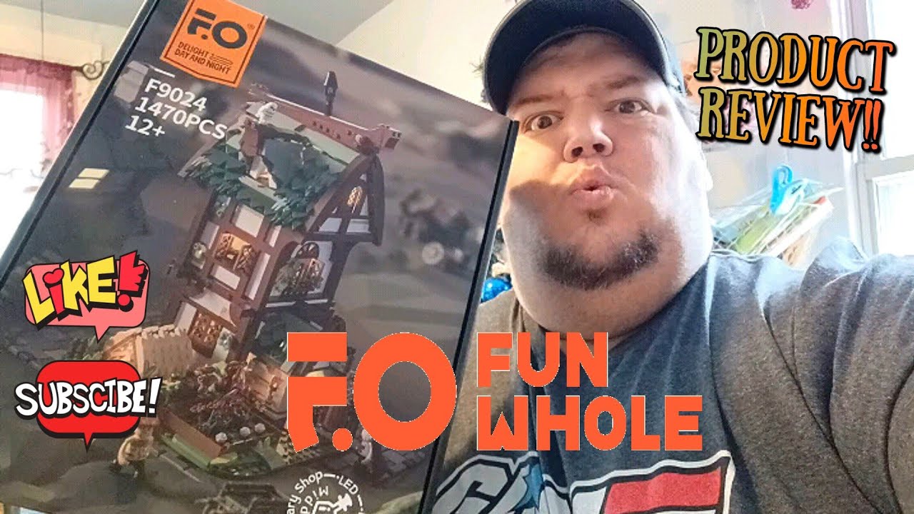 Ep 108: Building Funwhole's Medieval Apothecary Shop Lighted Brick Set!! | Product Review
