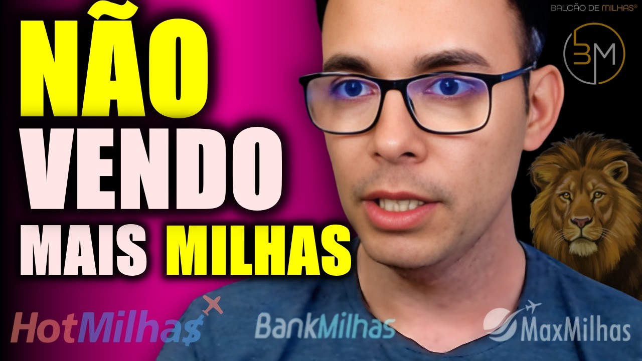 Por esse motivo não vendo mais Milhas aéreas! Joselito Macedo