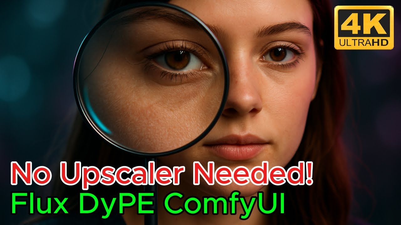 Generate REAL 4K AI Images with ONE Model &mdash; No Upscaler Needed! | Flux DyPE in ComfyUI