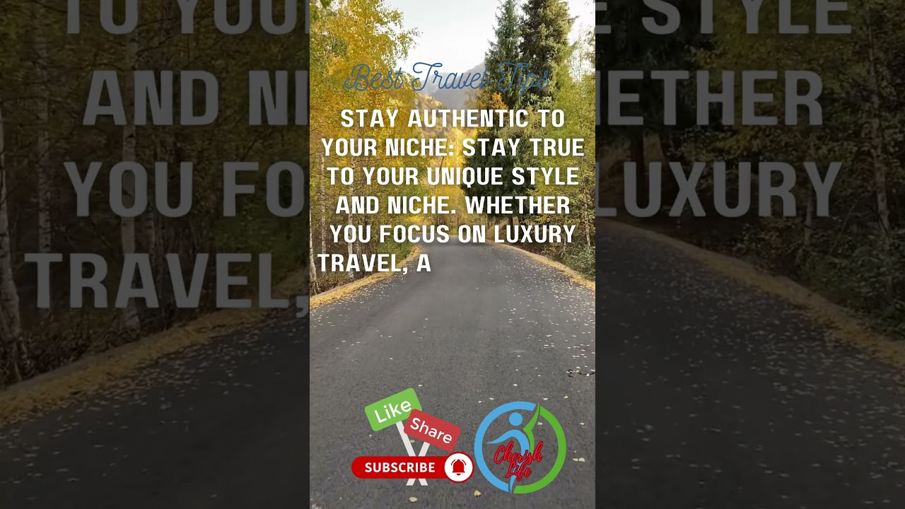 Travel Vlogger Tips Stay Authentic to Your Niche #Tips #Tricks #travelvlogger #shorts