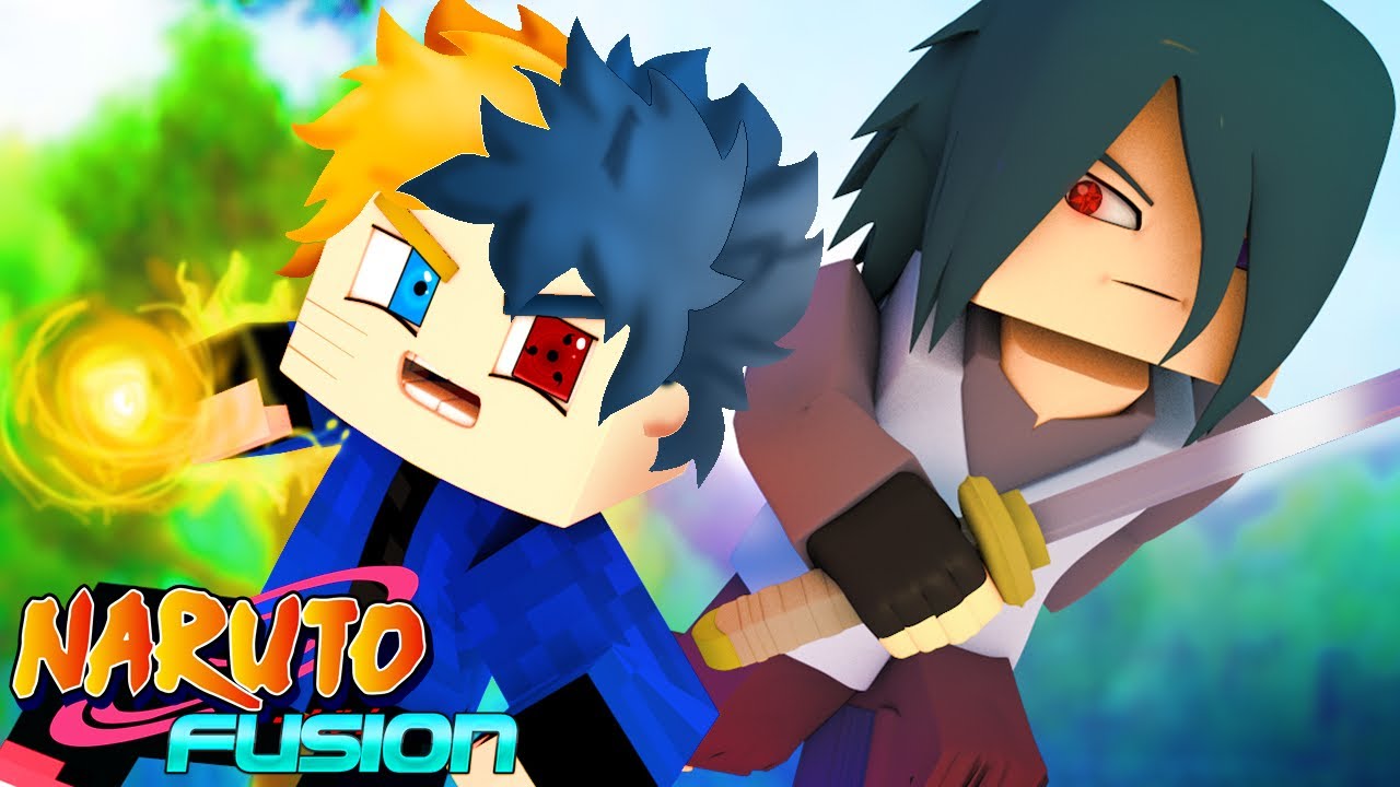 TREINEI o SHARINGAN COM SASUKE UCHIHA ! NARUTO FUSION no MINECRAFT !