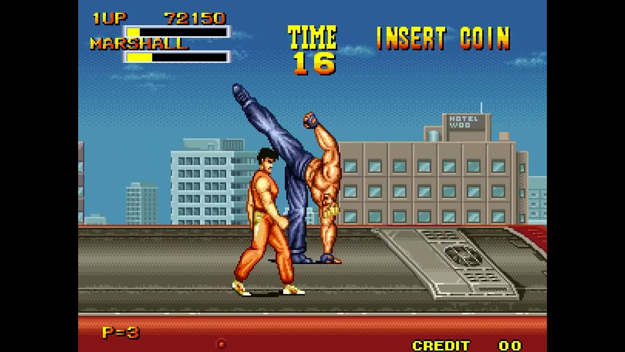 Burning Fight - Arcade Longplay (Ryu)