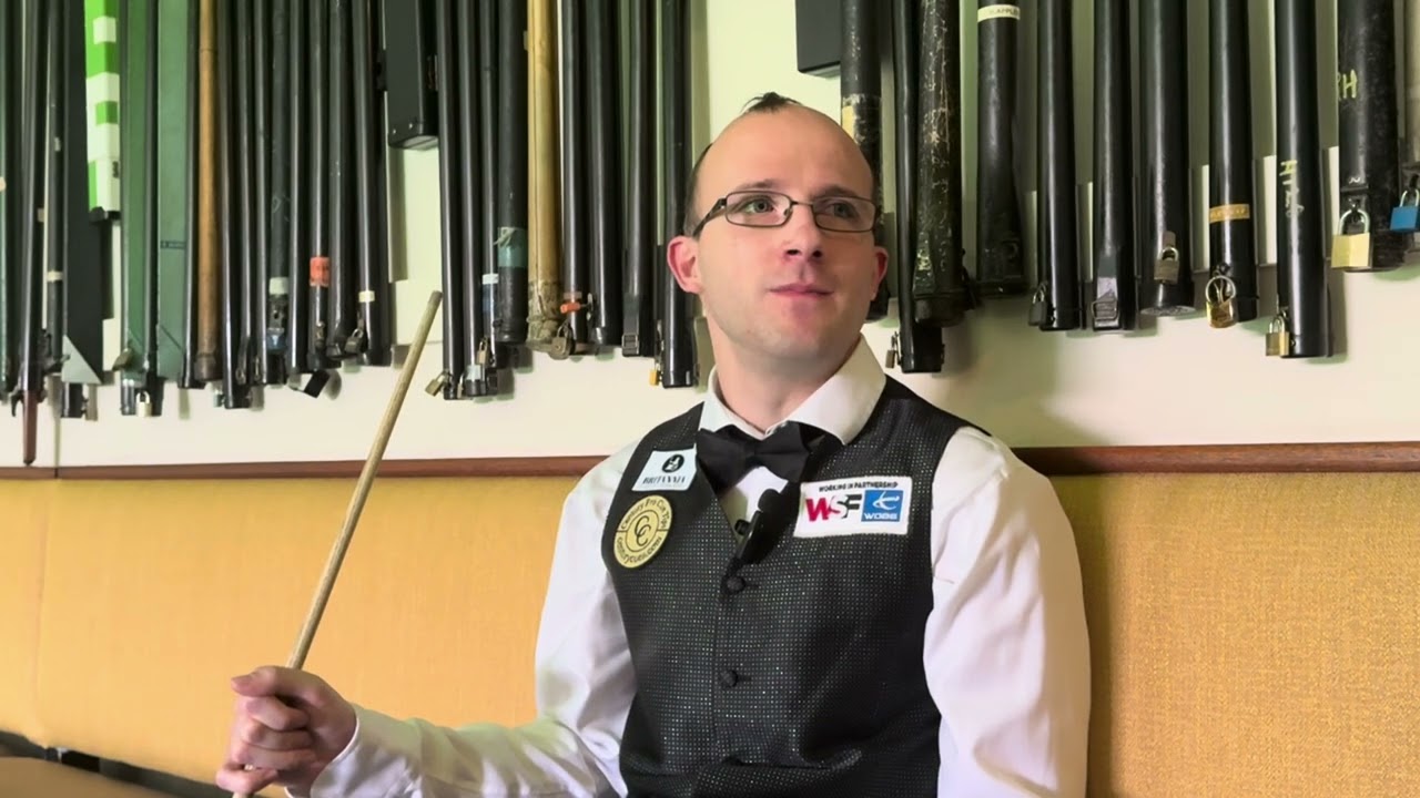 Snooker player Daniel Blunn