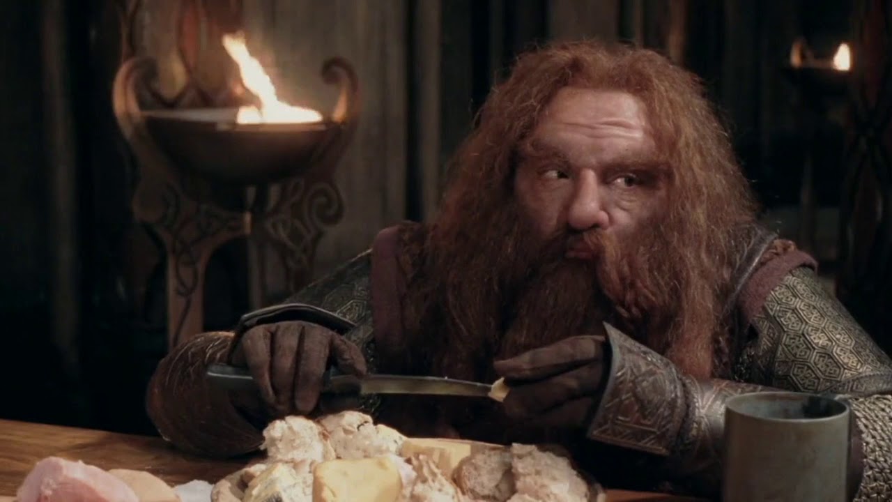LOTR but it's only Gimli making noises