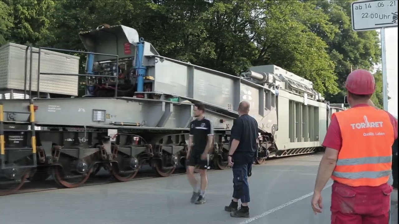 Trafotransport zum  Pumpspeicherwerk Herdecke