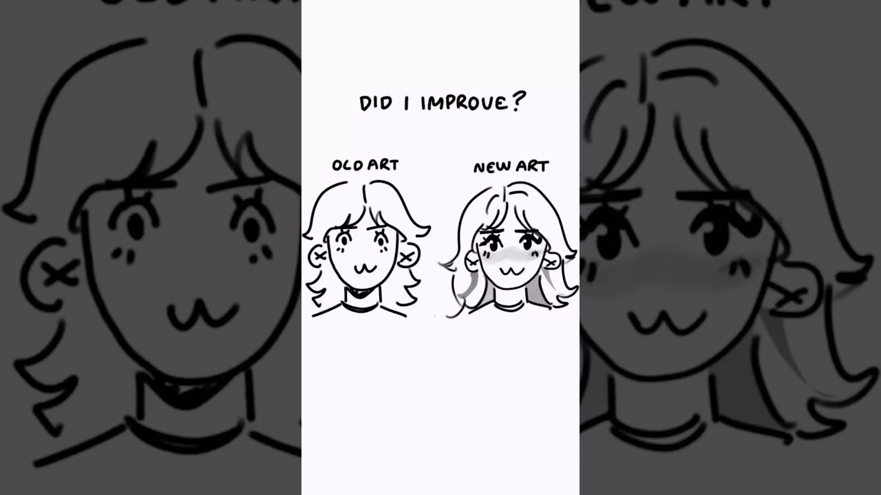 2021 vs 2022 - before and after I learned 3D #art #digitalart #ocs