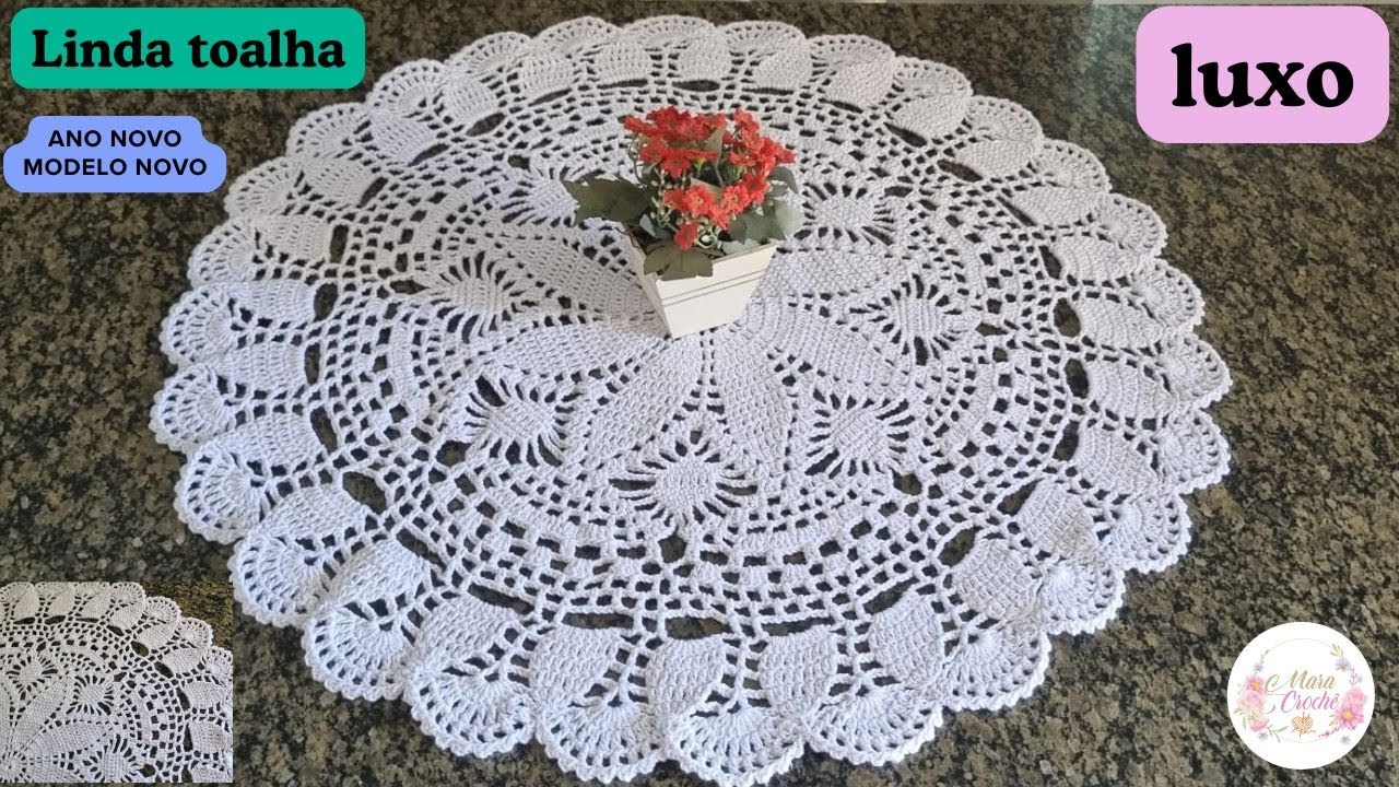 ANO NOVO ,VIDA NOVA ,MODELO NOVO DESSA LINDA TOALHA LUXO REQUINTE..🌹🌹🌹🌹🌹..