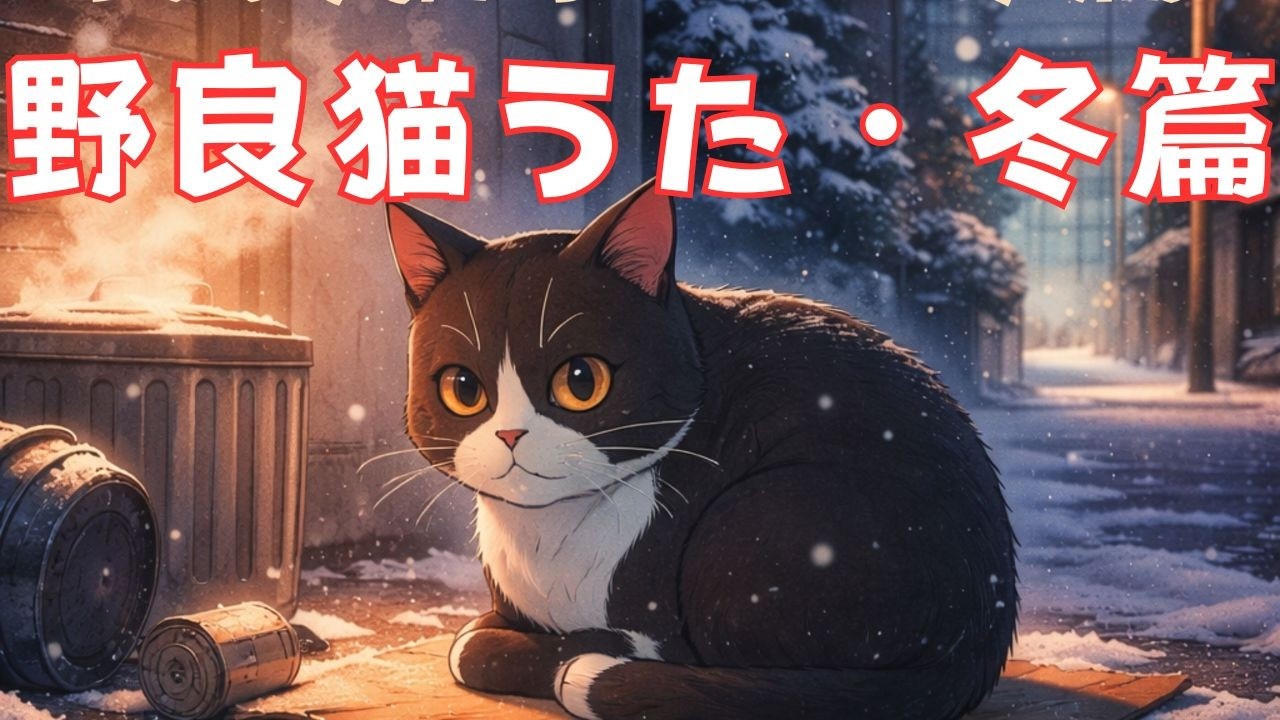 野良猫うた・冬篇｜切なくてあたたかい冬のうた