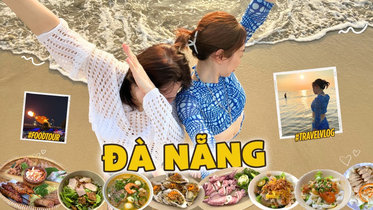 Đà Nẵng Vlog✨Bình minh trên biển đẹp lắmm ... | FoodTour Không Lối Thoát 4 ngày 3 đêm