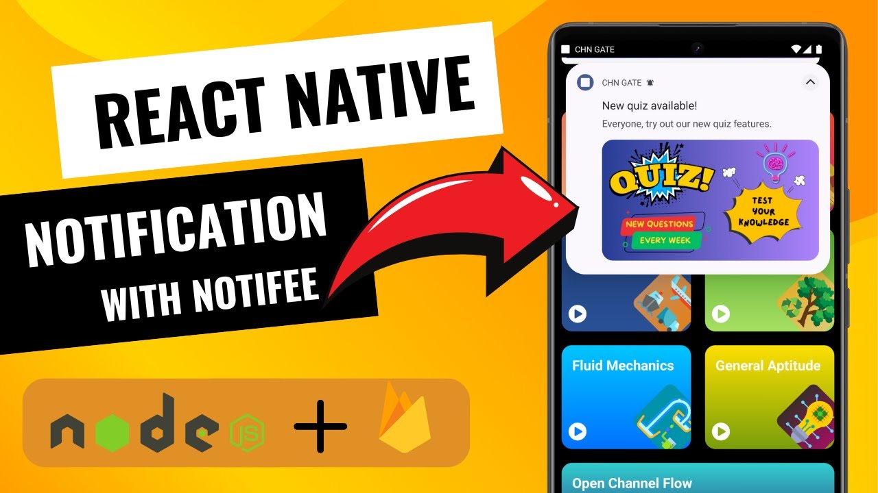 React Native Notification with Notifee, Firebase & NodeJS