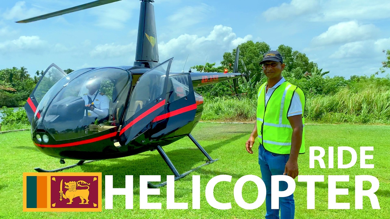 Experience the THRILL of Helicopter Ride in Colombo 4K