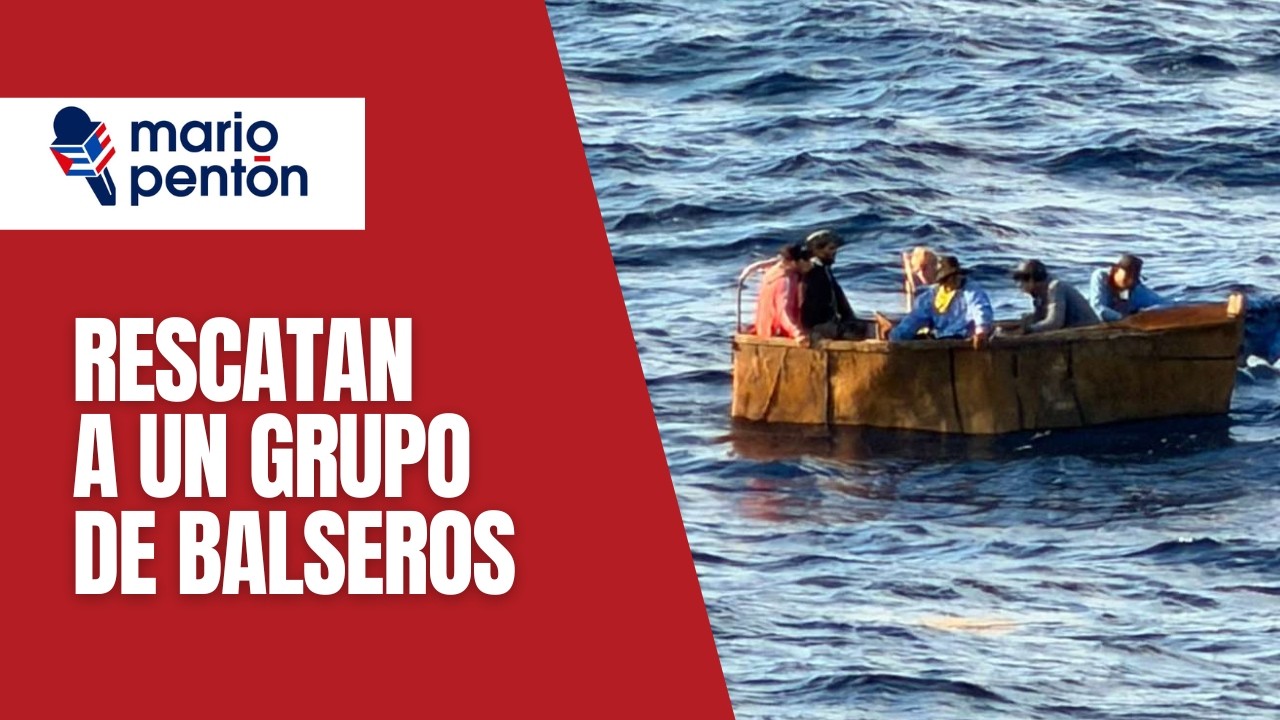 Rescatan a dos grupos de balseros rumbo a México: “Escapamos del hambre”, dicen
