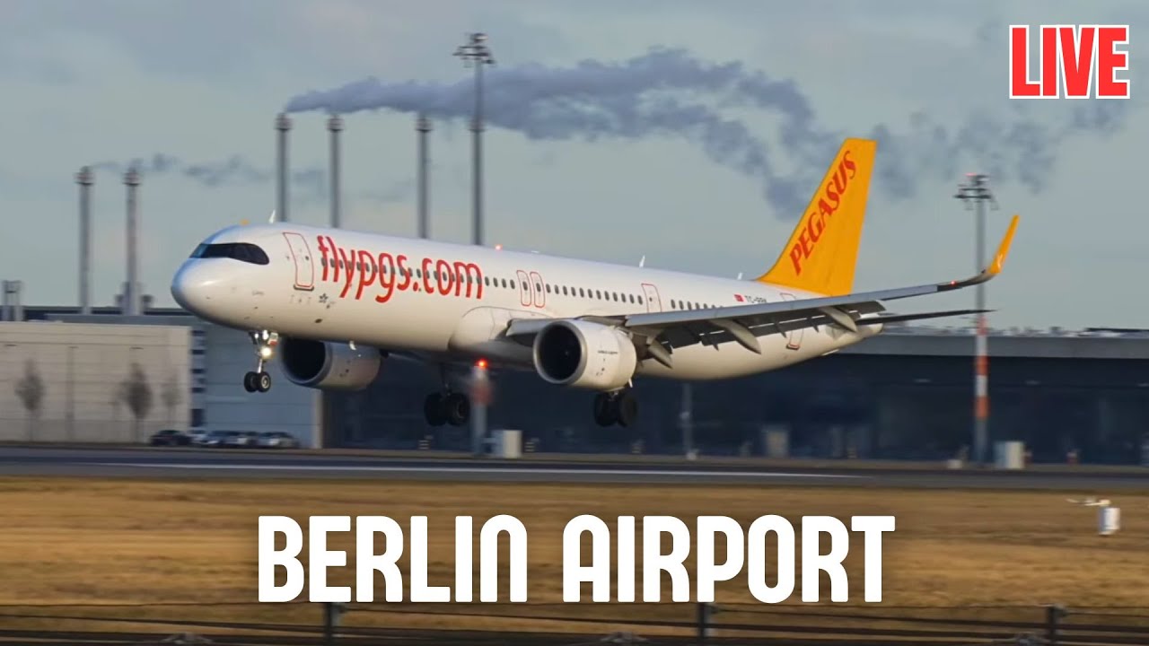 LIVE Berlin Airport Plane Spotting BER, 04.01.2026