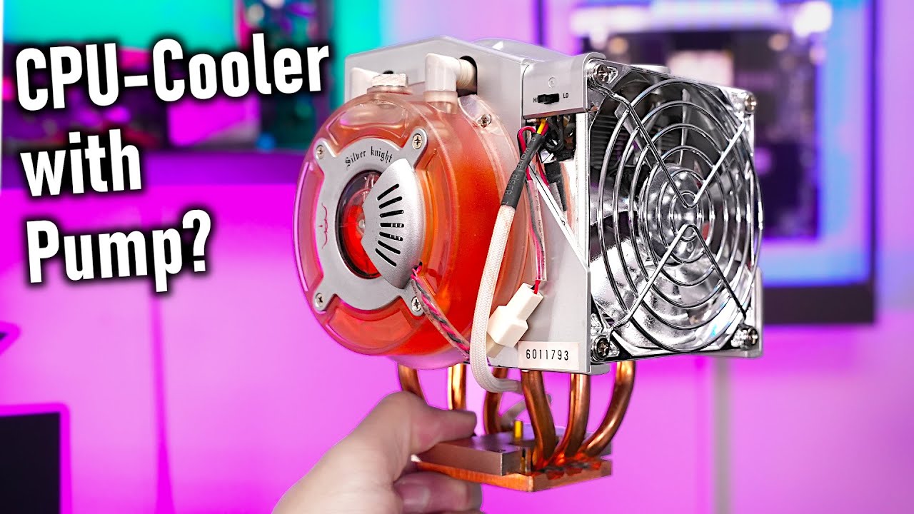 Crazy Design!! This CPU Air-Cooler runs Water through the 