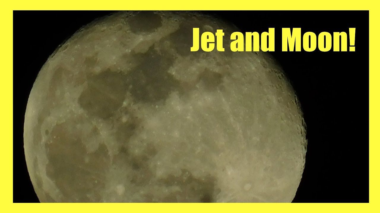 Jet Transits The Moon
