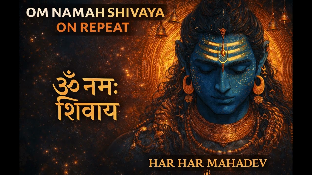 108 Om Namah Shivaya Chant on Repeat | Powerful Shiva Mantra Meditation | Har Har Mahadev