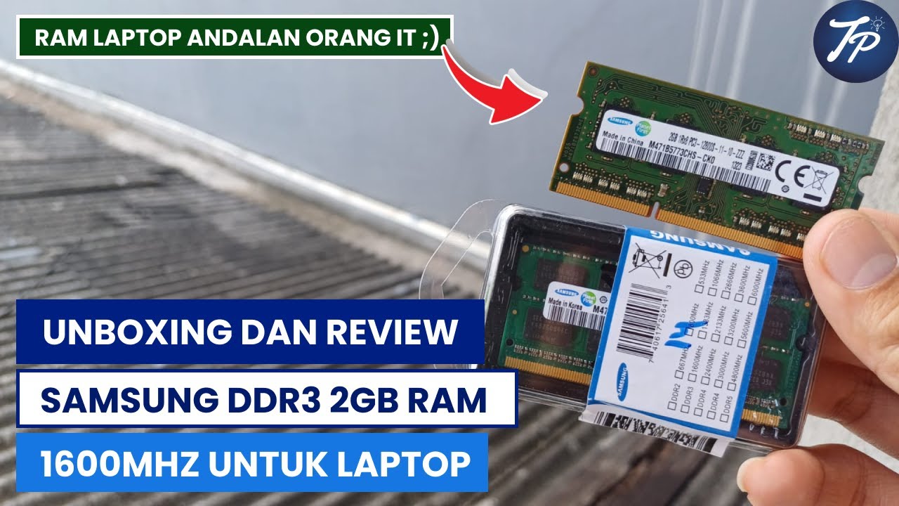 Unboxing Dan Review Samsung DDR3 2GB Ram 1600mhz Laptop | RAM Laptop Samsung
