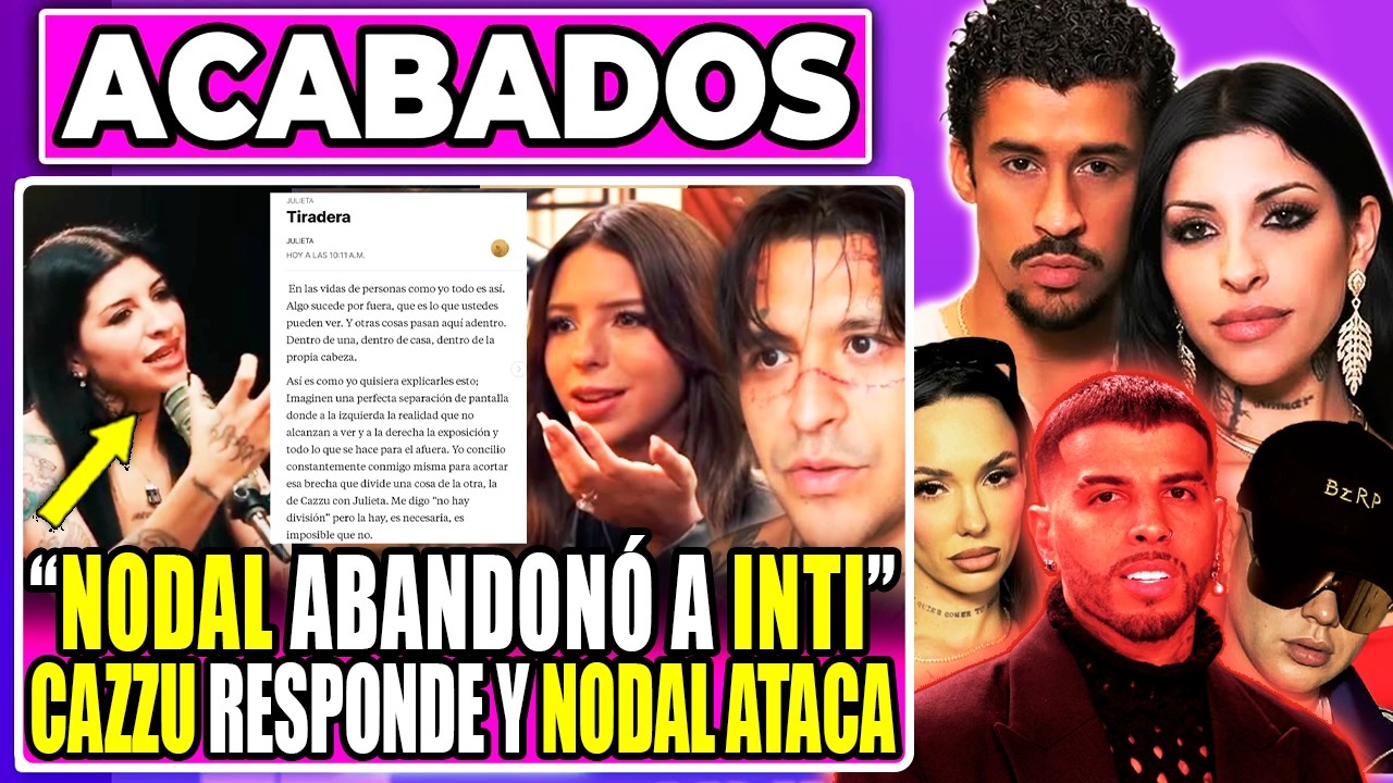 NODAL ATACA Y CAZZU HABLA: 