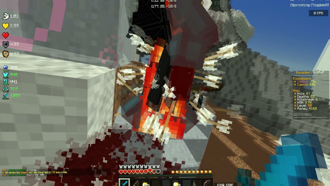 _Acce clowning uprising for 3 mins invadedlands kitpvp | (ft. Balkans)