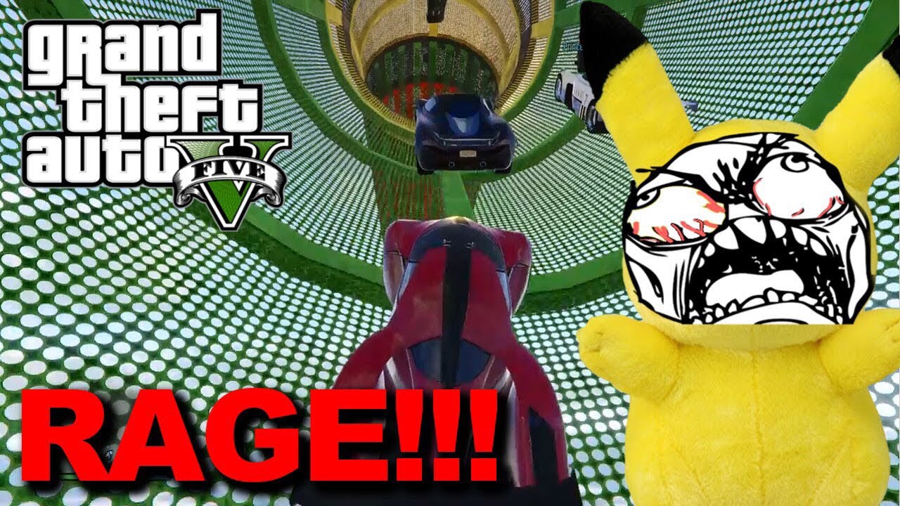 PIKACHU'S RAGE!!! Pikachu Plays: Grand Theft Auto V Race