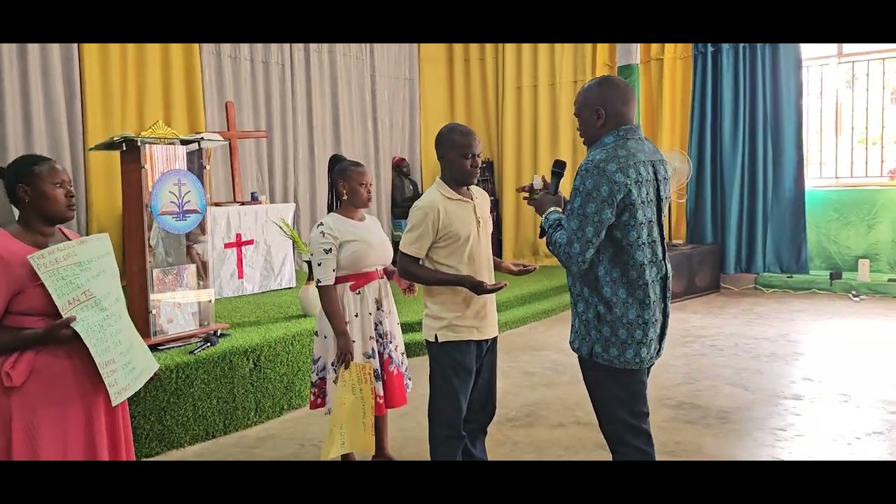 Healing and deliverance session 