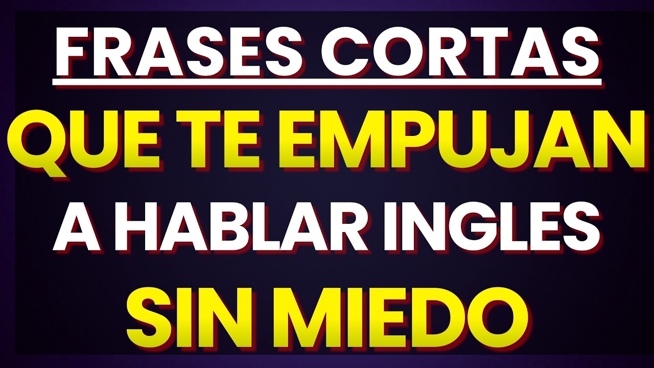 📽️ APRENDE A HABLAR INGLES MAS RÁPIDO QUE NUNCA CON ESTAS FRASES || CLASES DE INGLES COMPLETO✅🎧