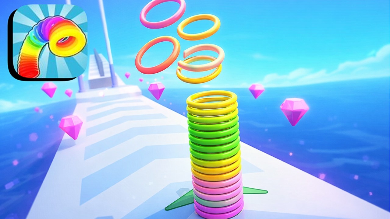 Slinky Hop - All Levels Gameplay Android,ios (Part 31)