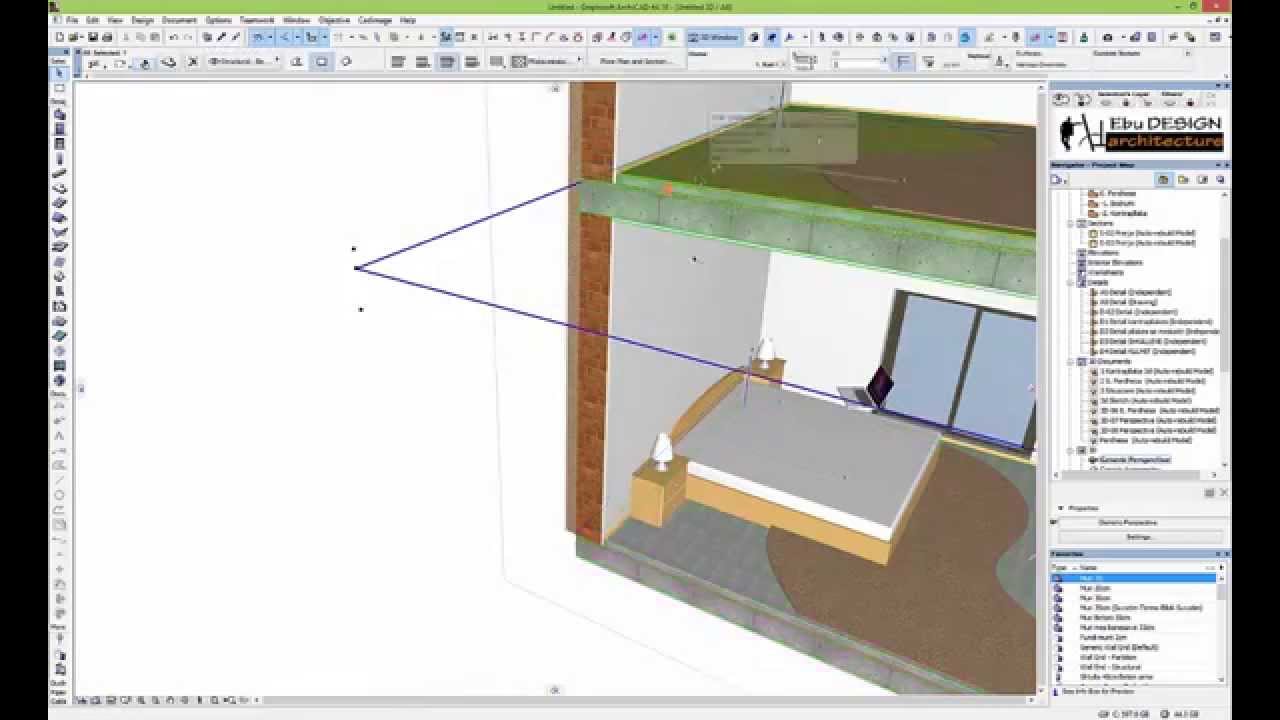 ArchiCAD Tutorial | Designing a Room