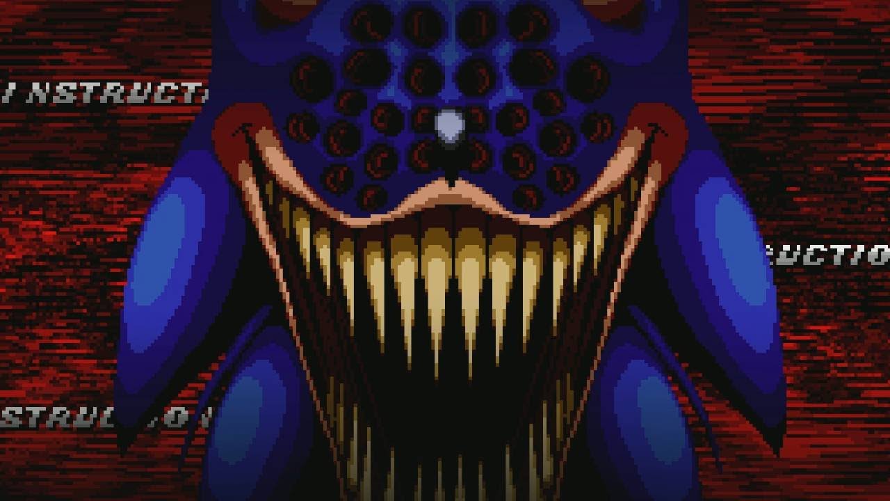 A man struggles to play the Sonic.exe OLR Rework.