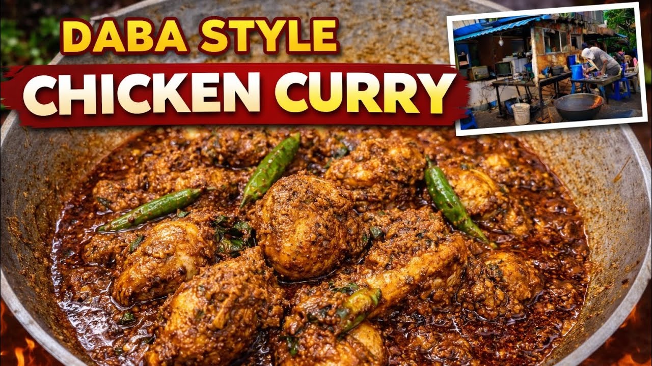 దాబా style lo chicken curry🔥😋#dabastyle #chickenlovers #spicy #cooking #chickencurry #Telanganstyle 